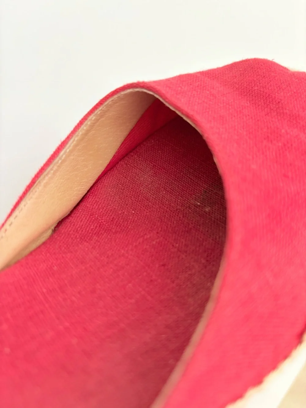 Toni Pons Caldes Red Espadrille Wedges in Jute with Buckle